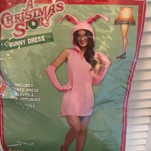 A Christmas Story  Bunny Dress. Fits Sizes 4-10